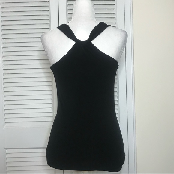 Vintage Black Cowl Neck Club Top by Lola - Picture 3 of 3